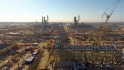 Bau des Gasverarbeitungswerkes Amur, März 2019