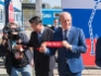 Wang Dongjin, Vizepräsident der CNPC, und Vitaly Markelov nahmen an der feierlichen Eröffnung des provisorischen beiderseitigen Checkpoints an der russisch-chinesischen Staatsgrenze für das Baupersonal der Flussunterquerung der Power of Siberia teil