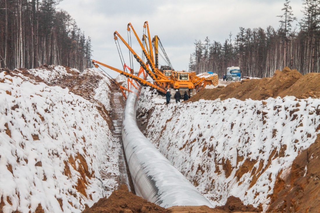 An der russisch-chinesischen Grenze wurde der Checkpoint für das Baupersonal der Flussunterquerung der Power of Siberia eröffnet