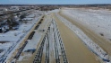 Der Bau der Eisenbahnbrücke für Güterlieferungen an das Gasverarbeitungswerk Amur begann