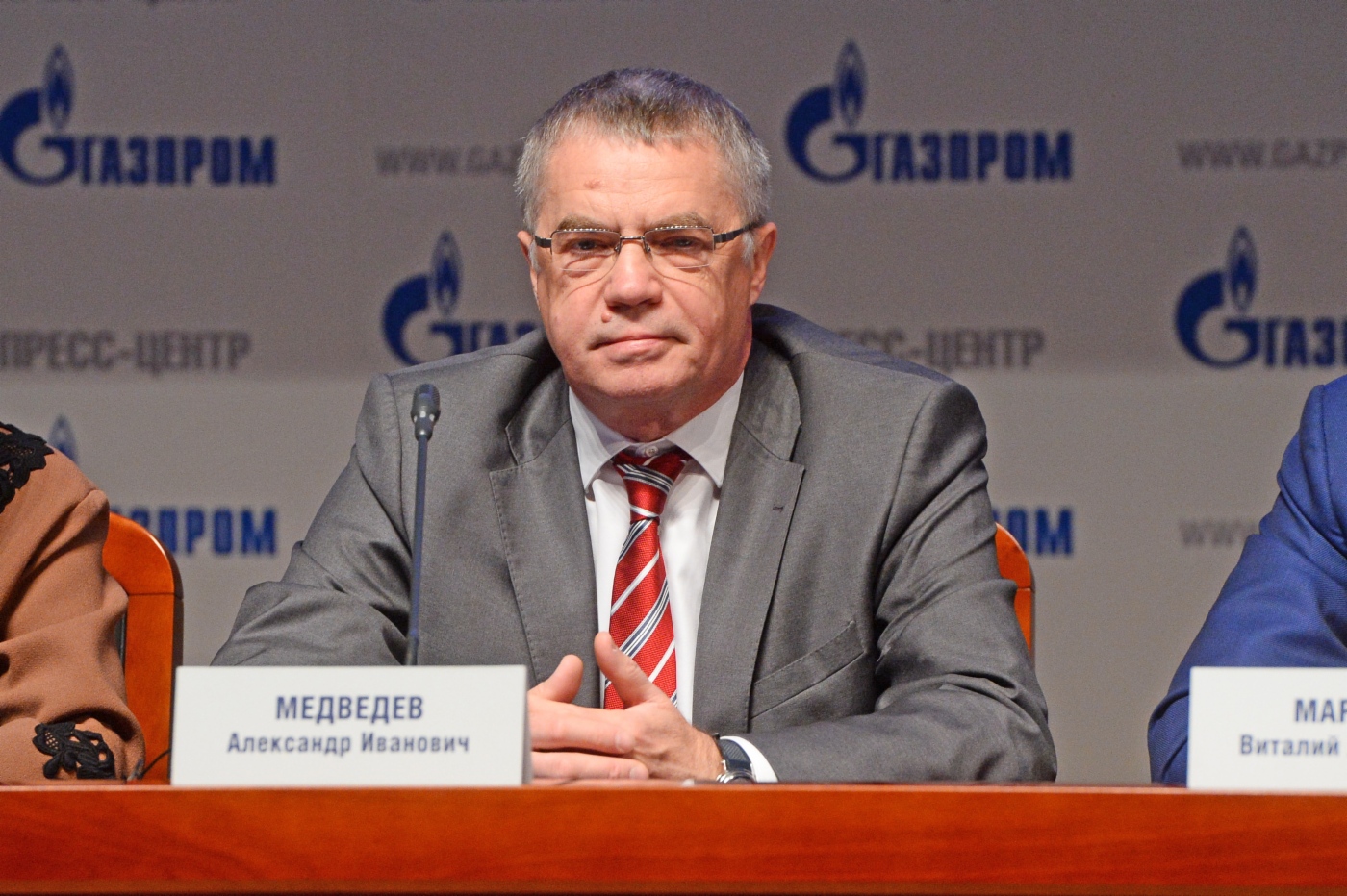 Alexander Medvedev, stellvertretender Vorstandsvorsitzender der PAO Gazprom