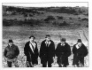 Mikhail Sidorenko, stellvertretender Minister für Gasindustrie der UdSSR (links), und Vasily Dinkov, Leiter der Hauptverwaltung für Erdgasförderung beim Ministerium für Gasindustrie der UdSSR (Zweiter von rechts), während eines Besuches in der Verwaltungsregion Krasnodar, Ende 1966