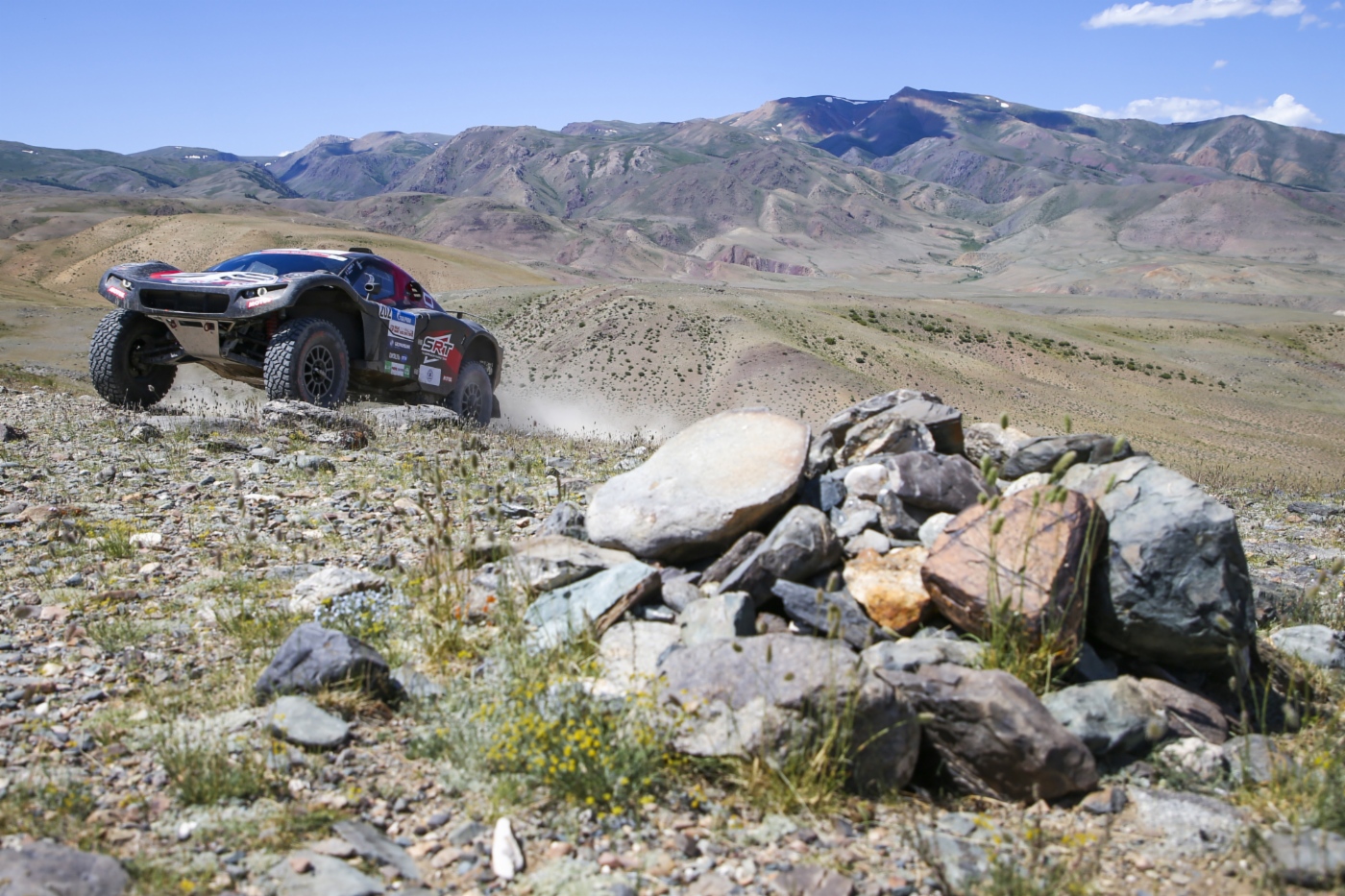 Guerlain Chicherit und Alexandre Winocq, Preisträger der Silk Way Rally 2021 in der Kategorie Geländewagen. Foto: Julien Delfosse /DPPI (silkwayrally.com)