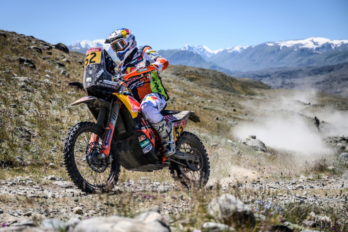 Matthias Walkner, Preisträger der Silk Way Rally 2021 in der Kategorie Motorräder. Foto: silkwayrally.com