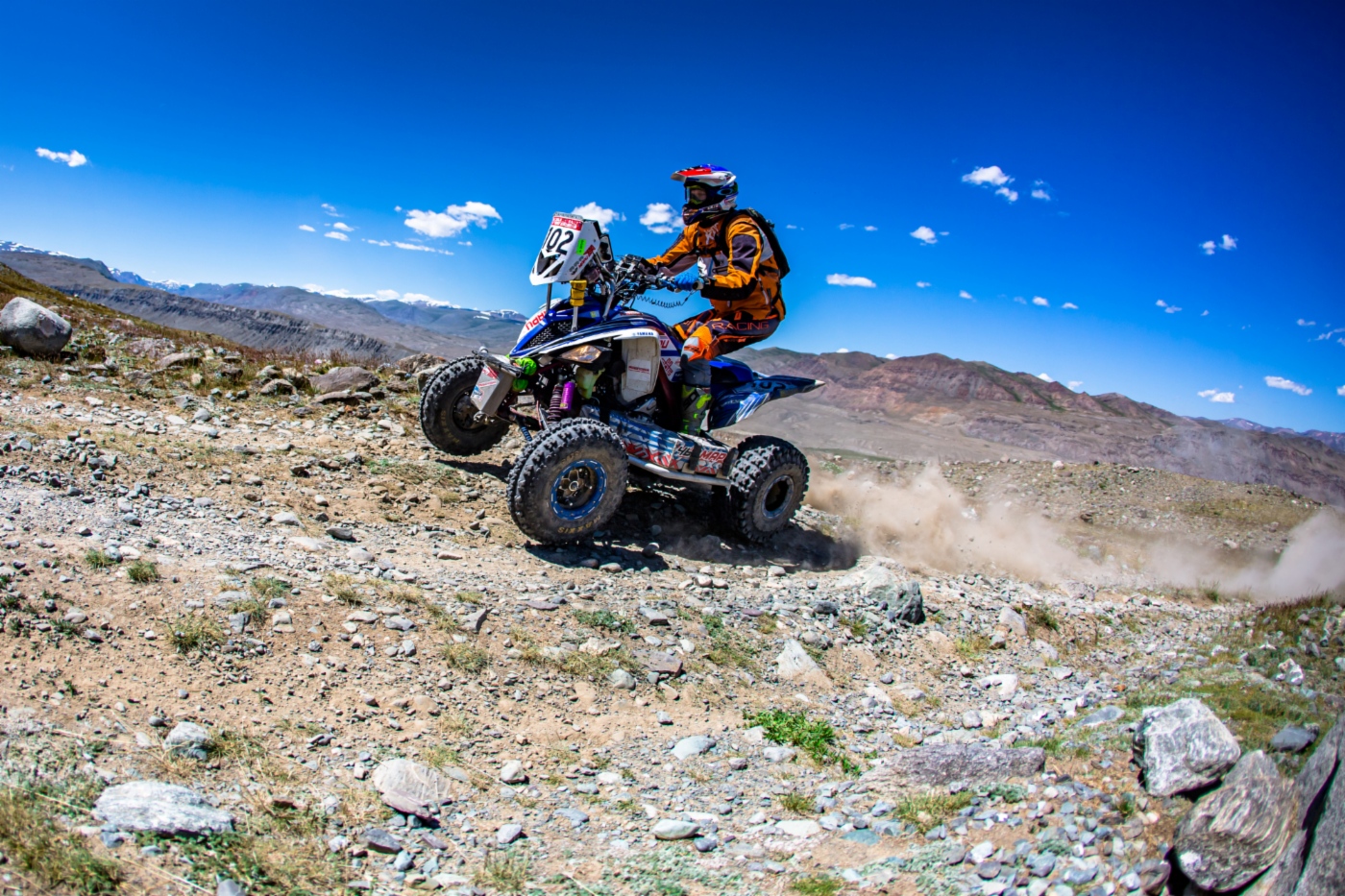 Aleksandr Maksimov, Preisträger der Silk Way Rally 2021 in der Kategorie Quads. Foto: silkwayrally.com