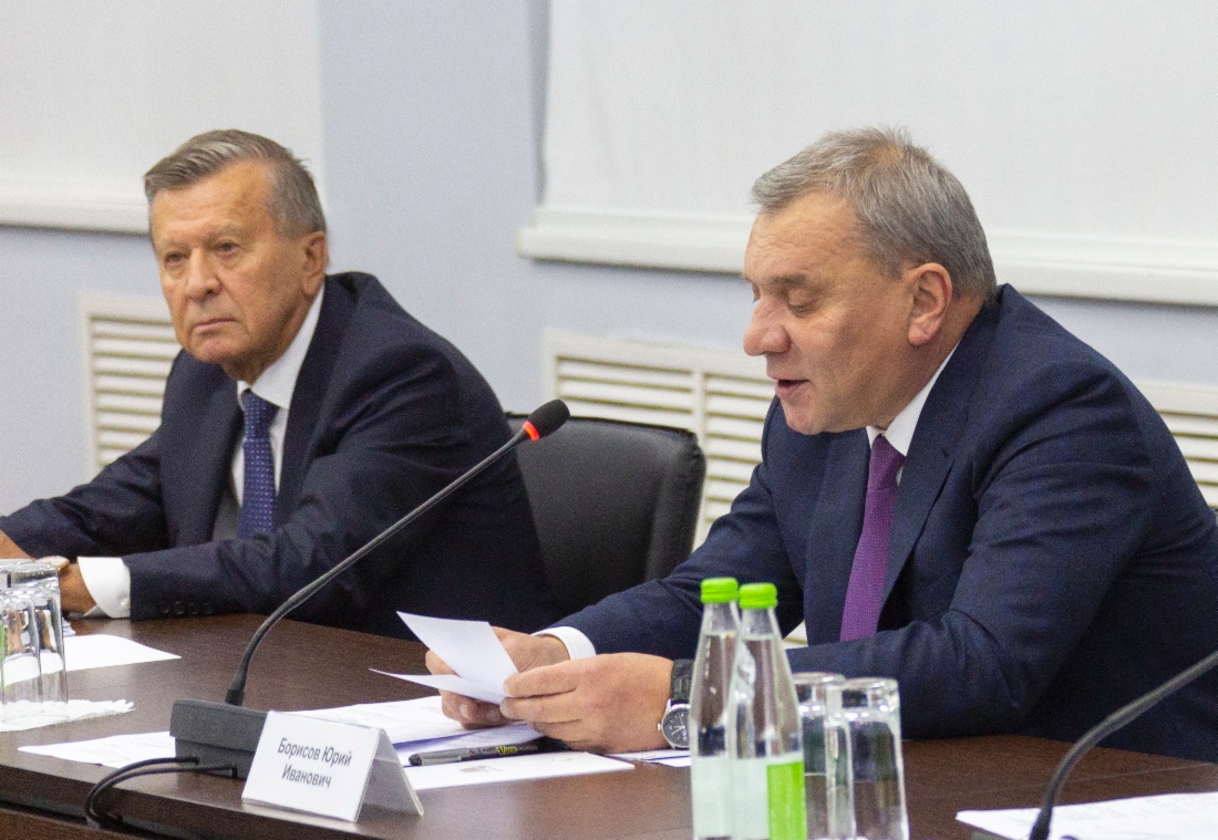 Viktor Zubkov und Yury Borisov