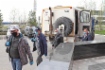 Schichtpersonal traf in Nowy Urengoi ein