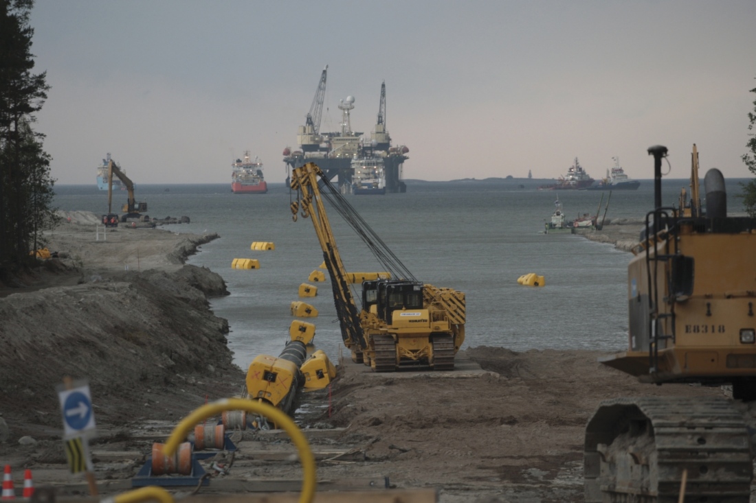 Bau der Nord Stream Pipeline