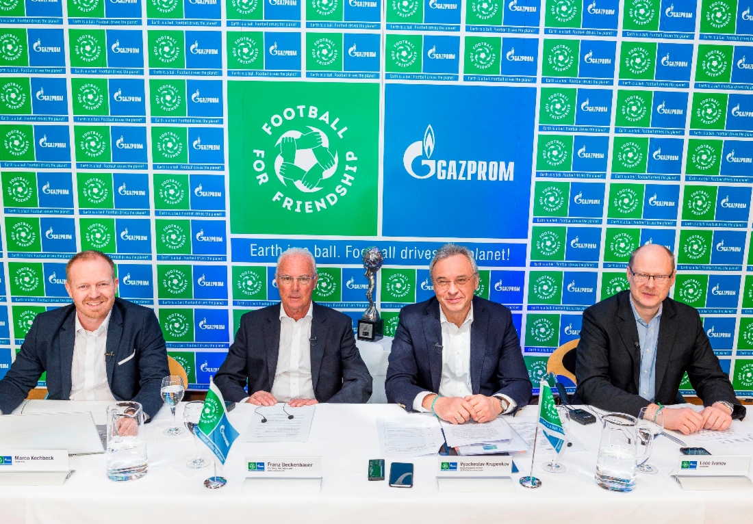 Gazprom startete vierte Saison des Internationalen Kinderprojekts Football for Friendship