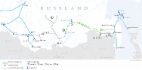 Erschließung der Gasressourcen und Aufbau des Gastransportsystems im Osten Russlands