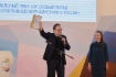 Viktor Gusev und Olga Chernykh, Vertreterin der PAO Gazprom