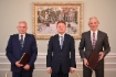Vagit Alekperov, Alexey Miller und Alexander Dyukov