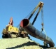 Beim Bau der Gaspipeline kamen Rohre aus hochwertigem korrosionsbeständigem Stahl zum Einsatz