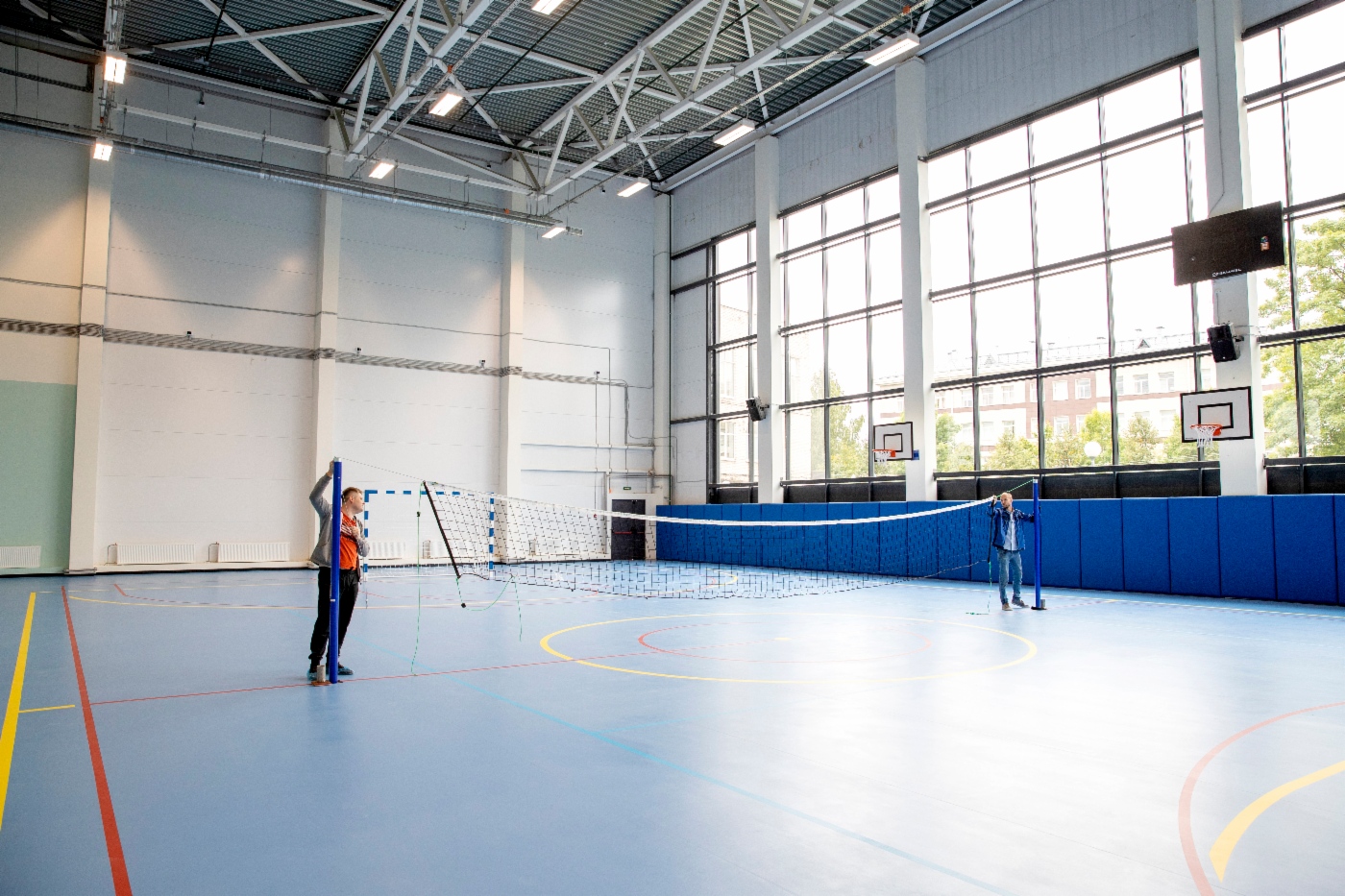Sporthalle im Sport- und Gesundheitskomplex in Metallostroi