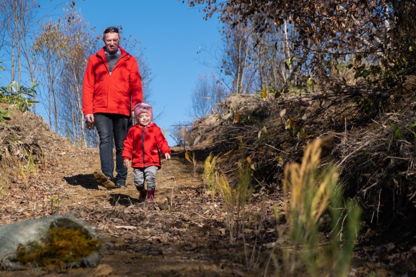 Teilnehmer der Aktion „Wald bewahren“
