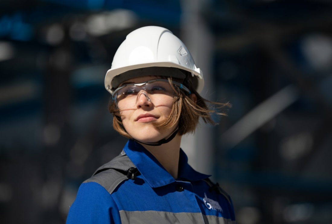 Anastasia Dubro, Energieingenieurin der Gazprom Dobycha Yamburg