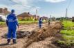 Bauabschluss einer unterirdischen Pipeline im Verwaltungsgebiet Belgorod