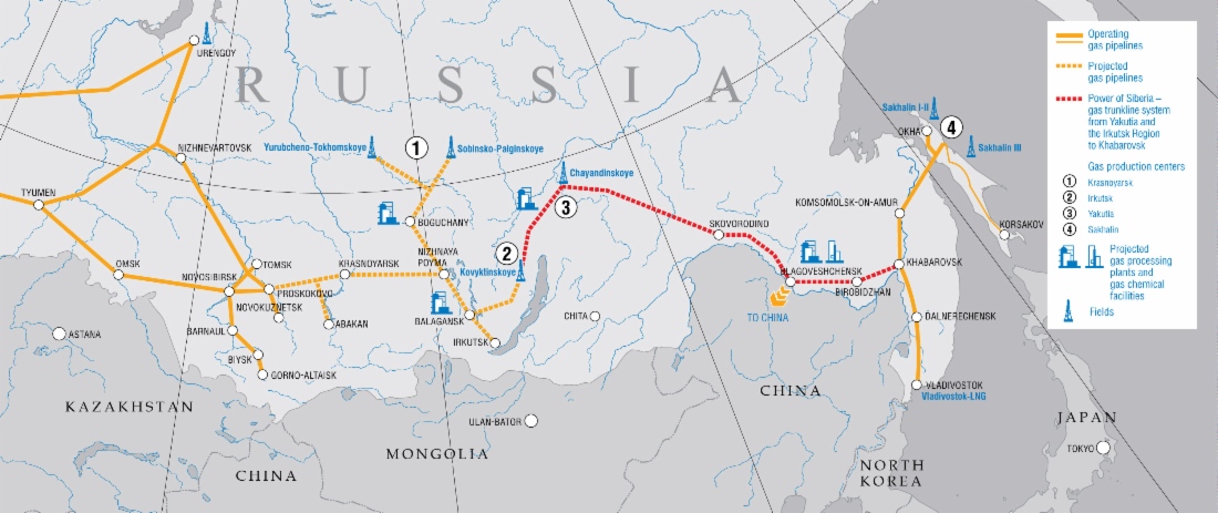 Ergebnisse des Delegationsbesuchs der Gazprom in China