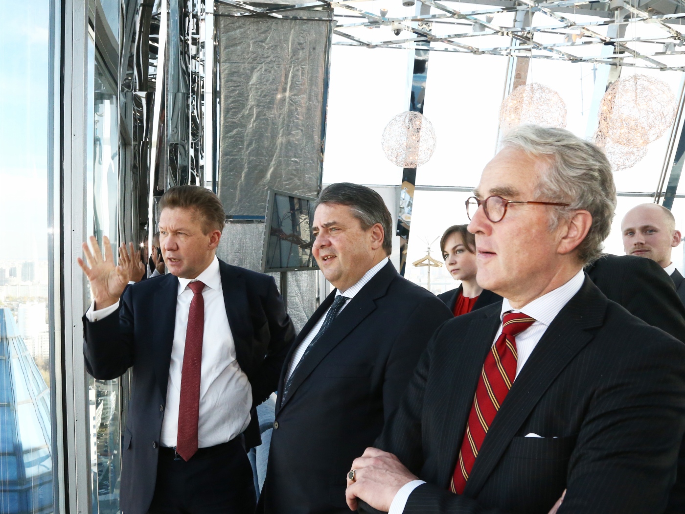 Im Hauptquartier der Gazprom fand ein Arbeitstreffen zwischen Alexey Miller und Sigmar Gabriel statt