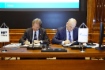 Johann Pleininger, stellvertretender Vorstandsvorsitzender der OMV AG, und  Oleg Aksyutin unterzeichneten eine Zusatzvereinbarung zum Programm für wissenschaftlich-technische Zusammenarbeit 2016–2020