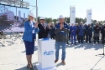 Lyubov Brish, Generaldirektorin der
Gazprom Helium Service, Alexey
Sevostiyanov, stellvertretender
Regierungsvorsitzender des
Verwaltungsgebietes Amur und Minister
für Forstwirtschaft und Brandschutz des
Verwaltungsgebietes Amur, und Vitaly
Markelov