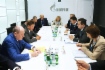 Im Rahmen des Petersburger internationalen Wirtschaftsforums 2015 fand heute ein Arbeitstreffen zwischen Alexey Miller (Zweiter von links) und Ivica Dacic (Zweiter von rechts) statt