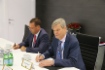 Walter Peeraer (rechts) während des Arbeitstreffens mit Alexey Miller im Rahmen des Petersburger internationalen Wirtschaftsforums 2015
