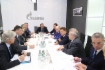 Im Rahmen des Petersburger internationalen Wirtschaftsforums 2015 fand heute ein Arbeitstreffen zwischen Patrick Pouyanne (Zweiter von links) und Alexey Miller (Zweiter von rechts) statt