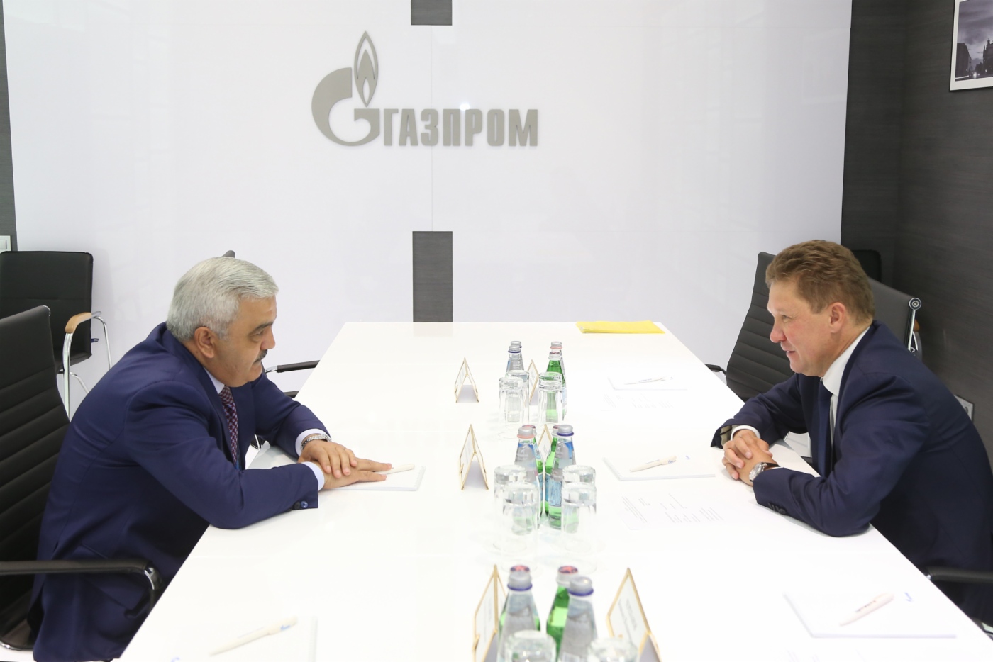 Rovnag Abdullayev und Alexey Miller