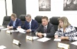 Im Rahmen des V. Petersburger Internationalen Gasforums fand ein Arbeitstreffen zwischen Alexey Miller (Zweiter von rechts) und dem Sonderbeauftragten des Präsidenten des Konzerns ENGIE für Gas, Jean-Francois Cirelli, statt
