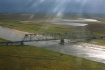 Brücke über den Juribei-Fluss