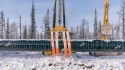 Beim Bau der Gaspipeline Power of Siberia kommen nur Rohre aus heimischer Produktion zum Einsatz