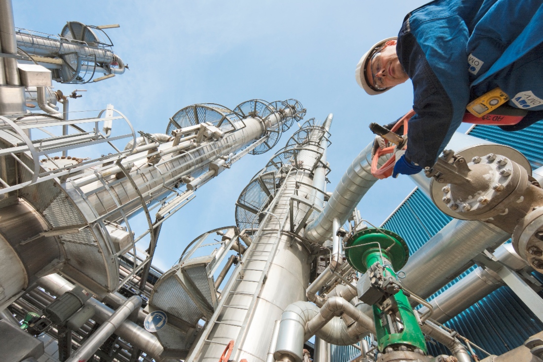 Gasaufbereitungsanlage in Aderklaa, Österreich. Foto: OMV AG
