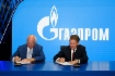 Alexey Miller und Sergey Chemezov, Generaldirektor des Staatskonzerns Rostec, unterzeichneten im Rahmen des Petersburger Internationalen Wirtschaftsforums 2019 eine Kooperationsvereinbarung