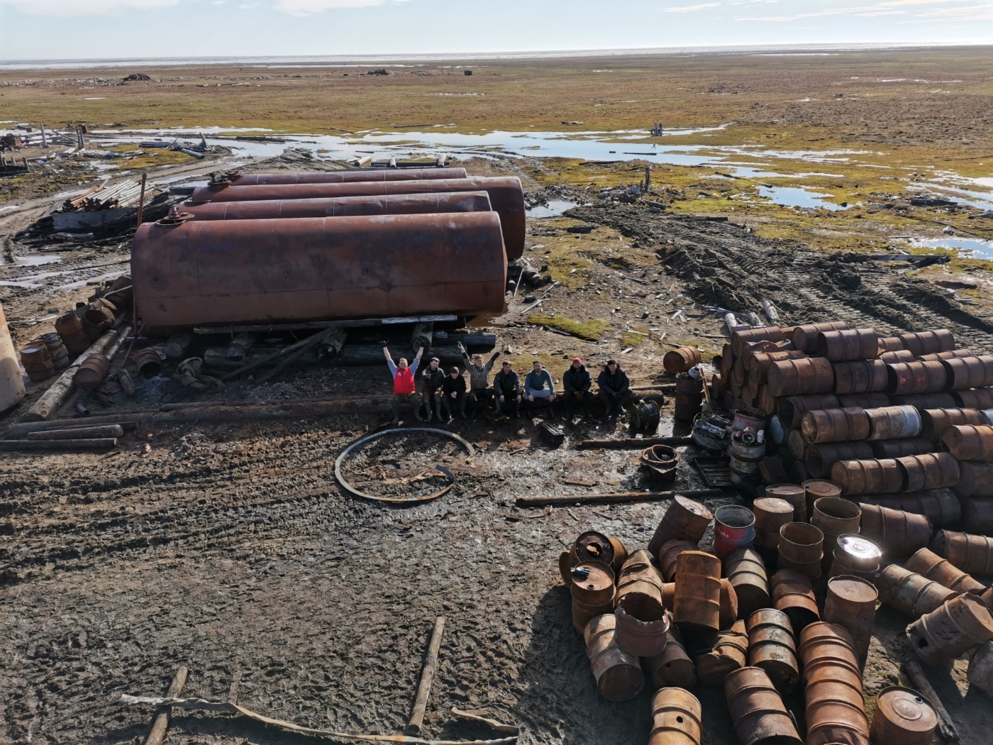Gazprom Dobycha Nadym unterstützt das Projekt zur Räumung der Wilkizki-Insel in der Karasee finanziell