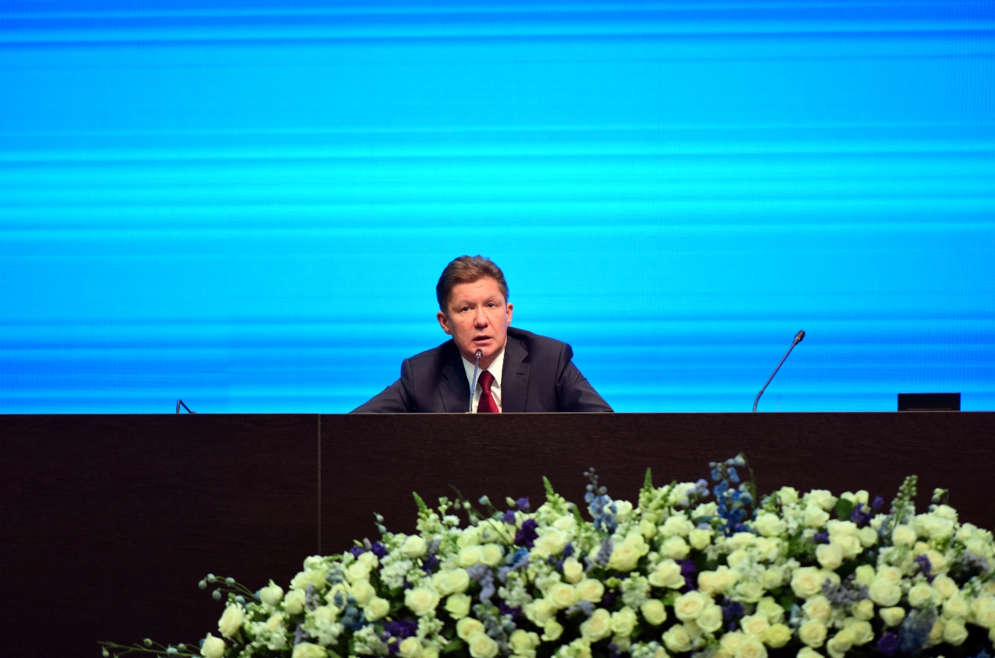 Abschließende Pressekonferenz unter Beteiligung des Aufsichtsratsvorsitzenden der PАО Gazprom und des Vorstandsvorsitzenden der PАО Gazprom