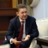 Arbeitstreffen zwischen Alexey Miller und dem Präsidenten der Kirgisischen Republik, Sooronbay Jeenbekov, in Bischkek