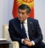 Arbeitstreffen zwischen Alexey Miller und dem Präsidenten der Kirgisischen Republik, Sooronbay Jeenbekov, in Bischkek