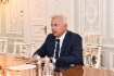 Arbeitstreffen zwischen dem Vorstandsvorsitzenden der PAO Gazprom, Alexey Miller, und dem Präsidenten der PAO LUKOIL, Vagit Alekperov, im Rahmen des Petersburger Internationalen Wirtschaftsforums 2021