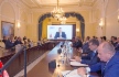 Alexey Miller hielt eine Telefonkonferenz ab anlässlich des Tages der Mitarbeiter der Öl- und Gasindustrie