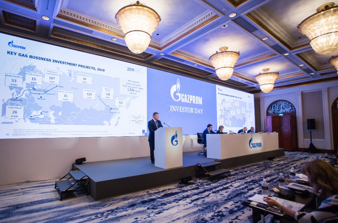 Gazprom veranstaltete in Hongkong und Singapur den vierzehnten Investorentag