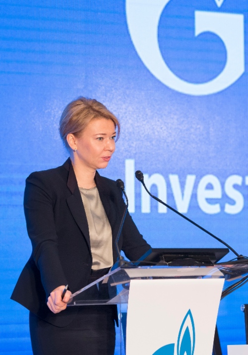 Elena Burmistrova am Investorentag in Hongkong