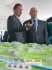 Alexey Miller und Präsident der Russischen Föderation, Vladimir Putin, nahmen an der feierlichen Zeremonie teil anlässlich der Fundamentlegung für das Gasverarbeitungswerk Amur. Foto: RIA Novosti