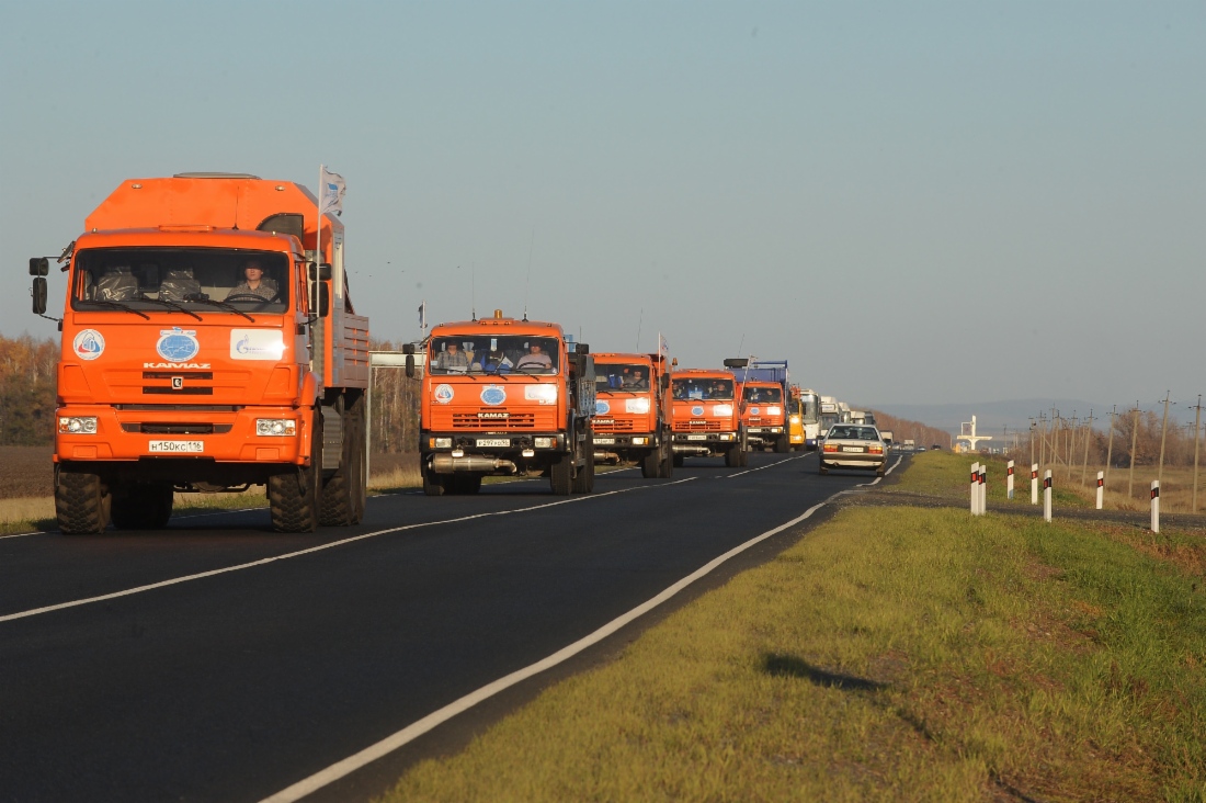 Autostraße Orenburg – Samara, 23. Oktober 2011