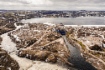 Wasserkraftwerk Serebrjanskaja 2 im Verwaltungsgebiet Murmansk