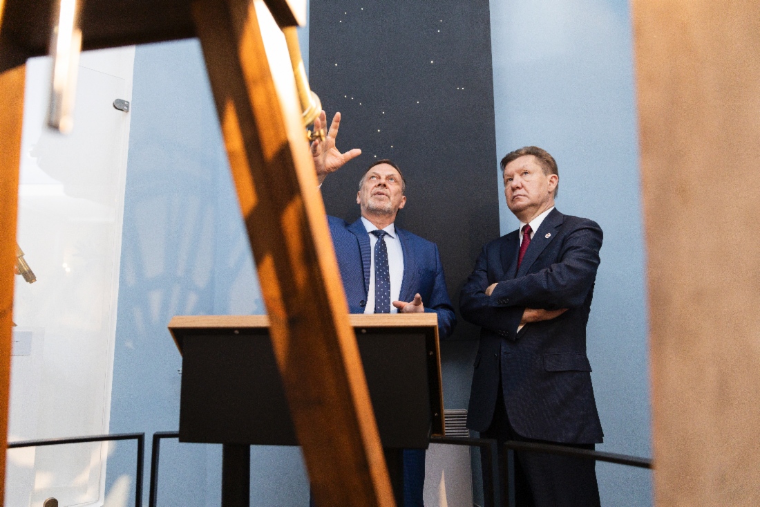 Obere Stockwerke des Turms des Wissens wurden nach umfassender Neugestaltung von Ausstellungen der Kunstkammer mit Gazprom-Unterstützung eröffnet