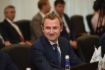 Roman Filippov, Generaldirektor der Power Machines, nahm an einer Tagung zur Erörterung der Ergebnisse und Perspektiven der Zusammenarbeit von Gazprom mit Betrieben der russischen Metall- und Maschinenbauindustrie teil