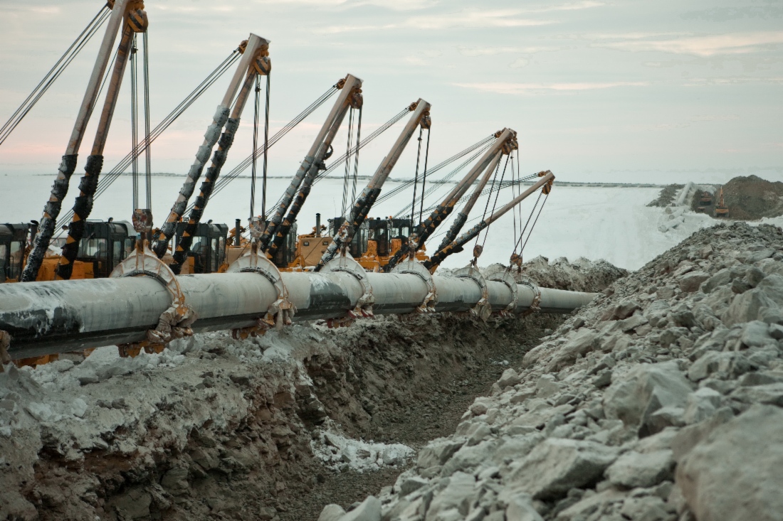 Bau der Gaspipeline Bowanenkowo – Uchta, 2011