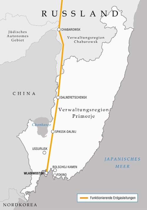 Gazprom und die Primorje-Verwaltungsregion unterzeichneten Memorandum über Zusammenarbeit bei der Realisierung des Projekts Wladiwostok-LNG