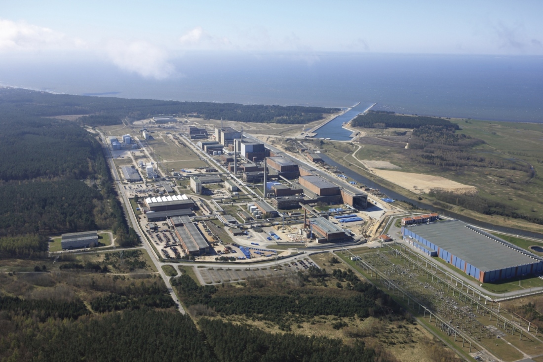 Kraftwerk an den Ufern der Ostsee